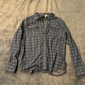 J.Crew Blue Checkered Shirt XXL
